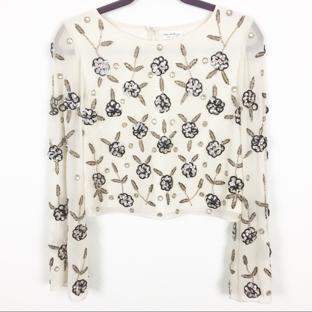 MISS SELFRIDGE Sequined Blouse 2